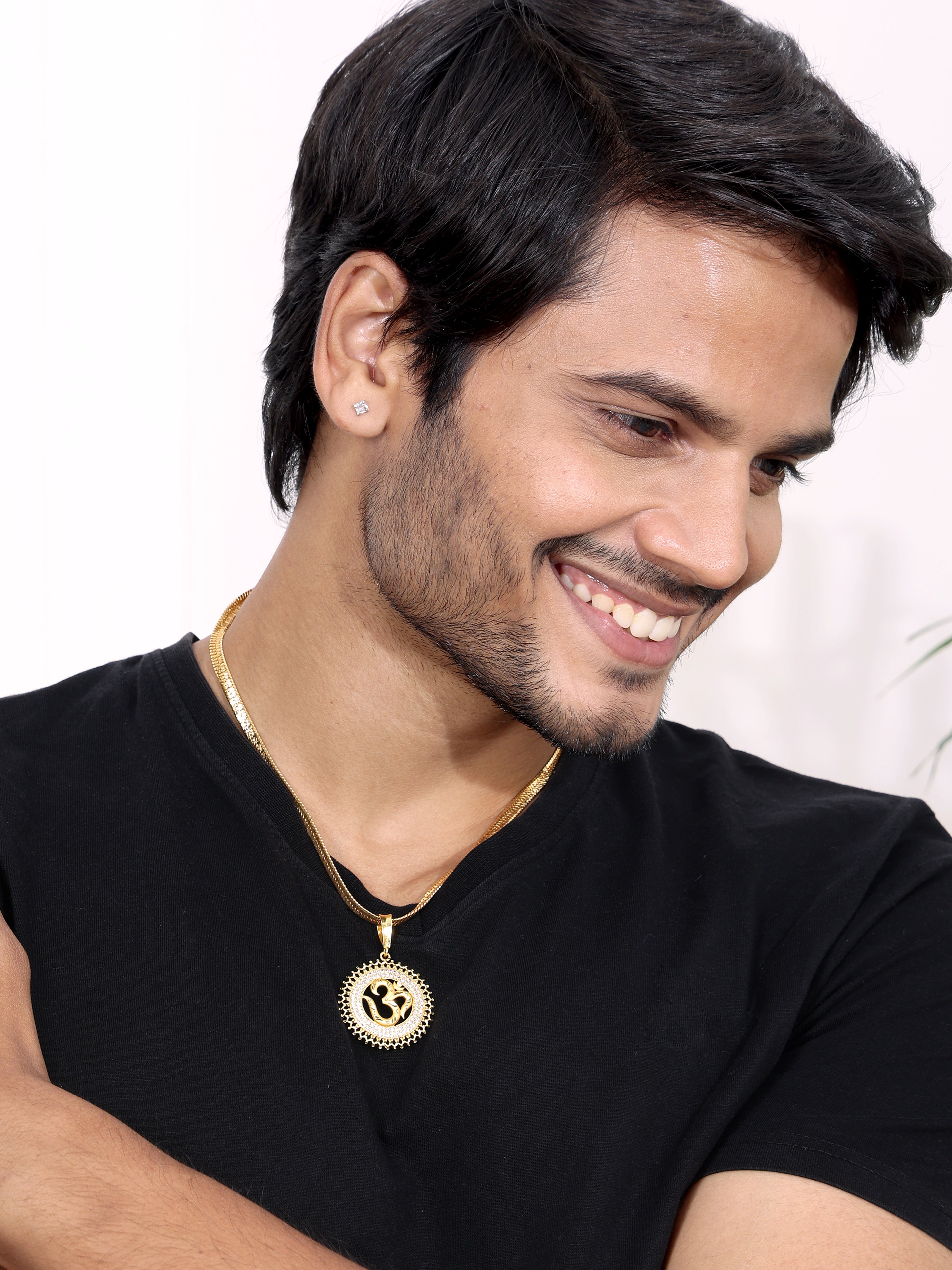 Radiant Smile with Spiritual Elegance