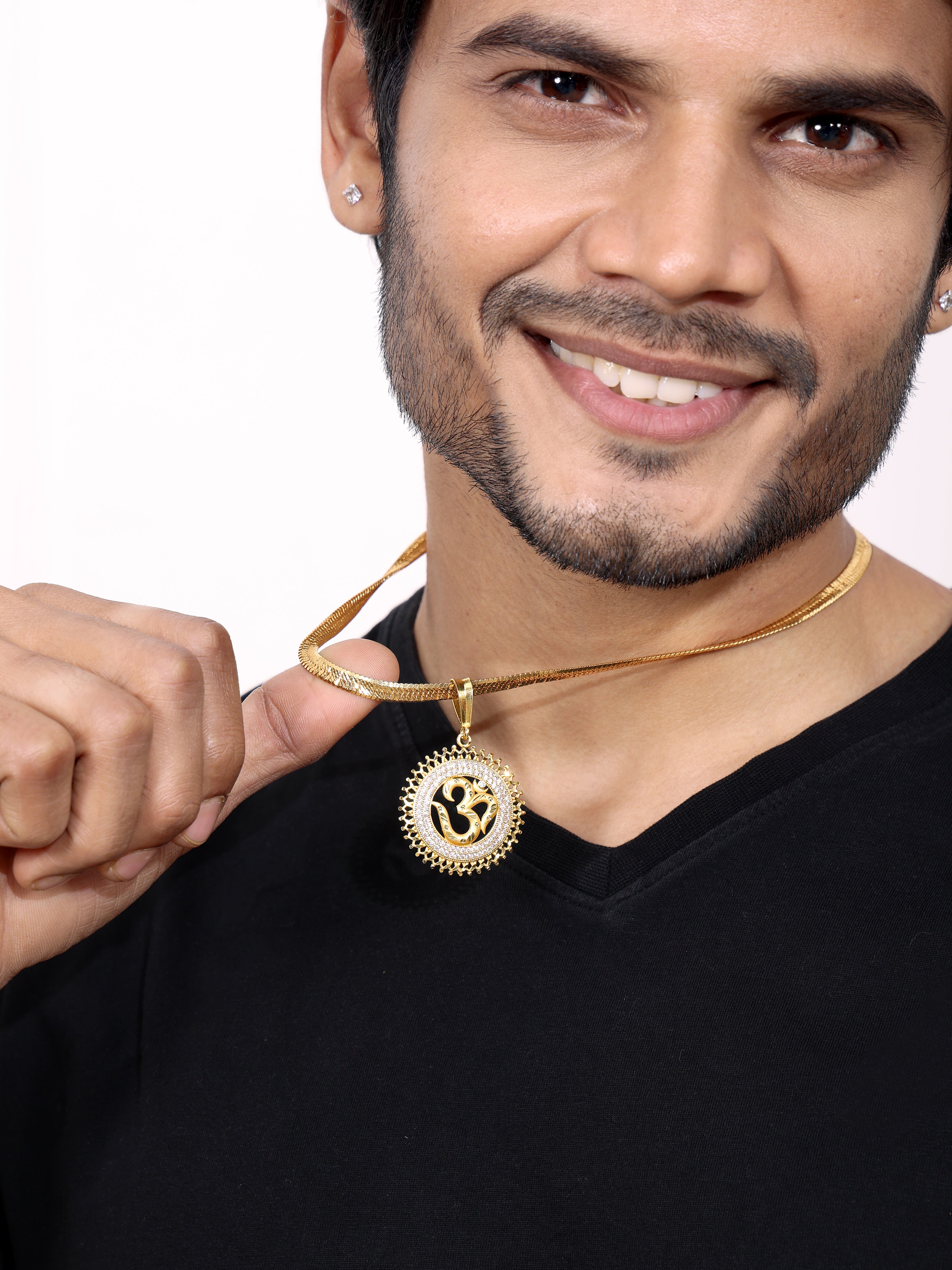 Radiant Smile with Spiritual Elegance