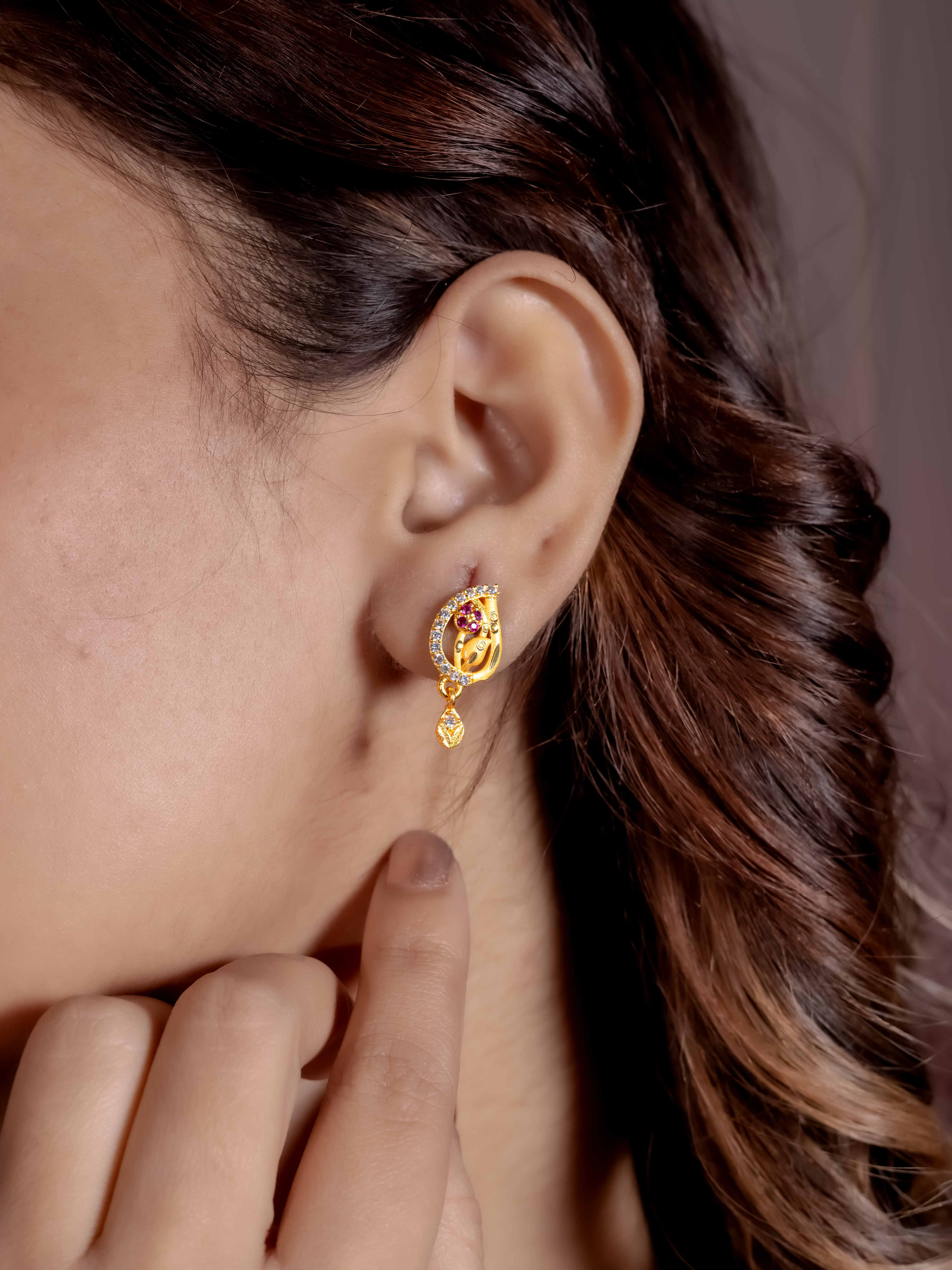 Classic Bridal Mangalsutra With Earrings