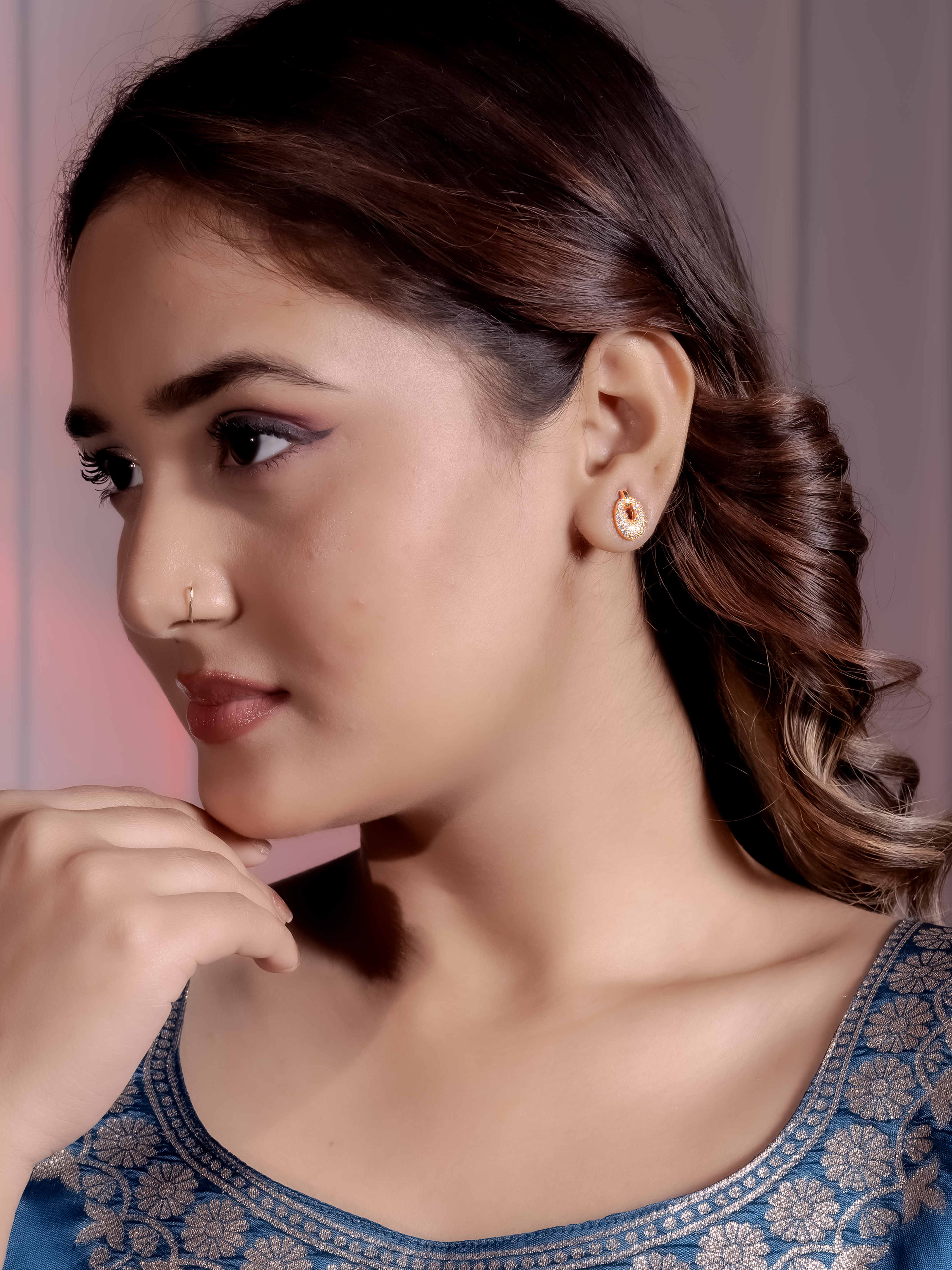 Sparkling Party Wear Dangle Earrings