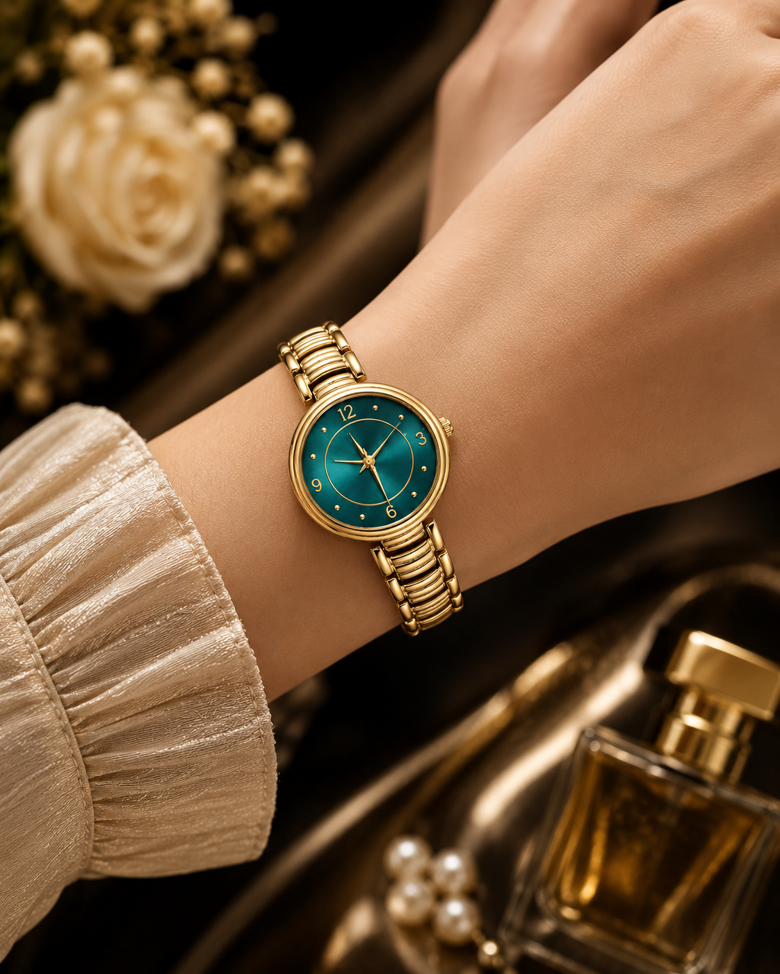 Luxury Golden Watch For Women