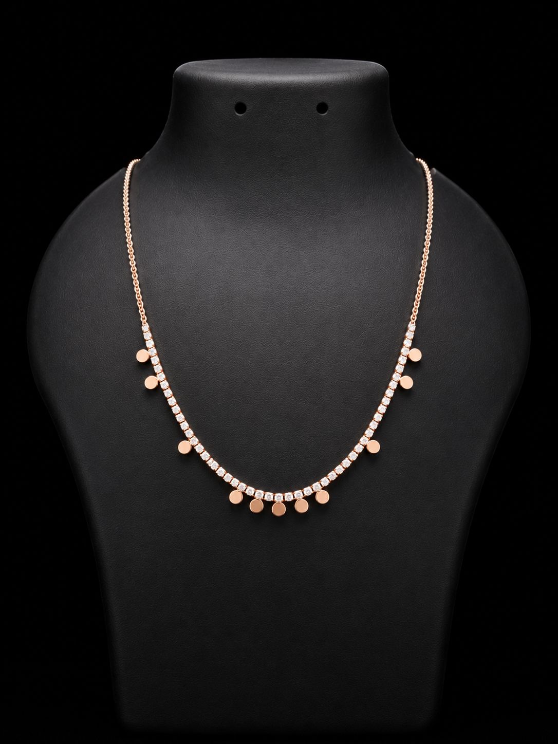 Rose Gold AD Coin Charm Tanmaniya